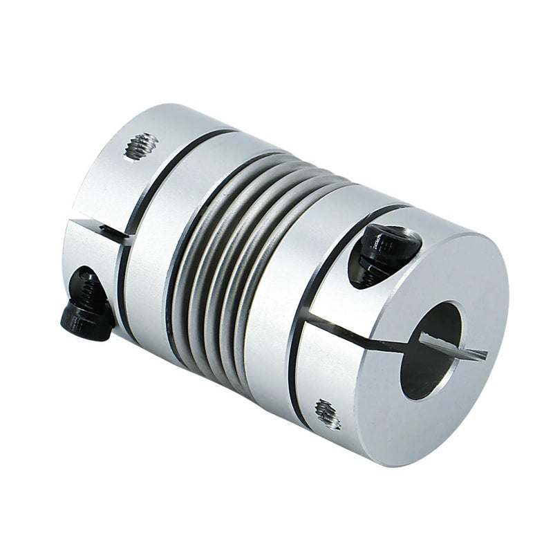 Aluminum Alloy Flexible Bellows Coupling 6x6 35mm For Encoder Step Servo Motor - Image 2