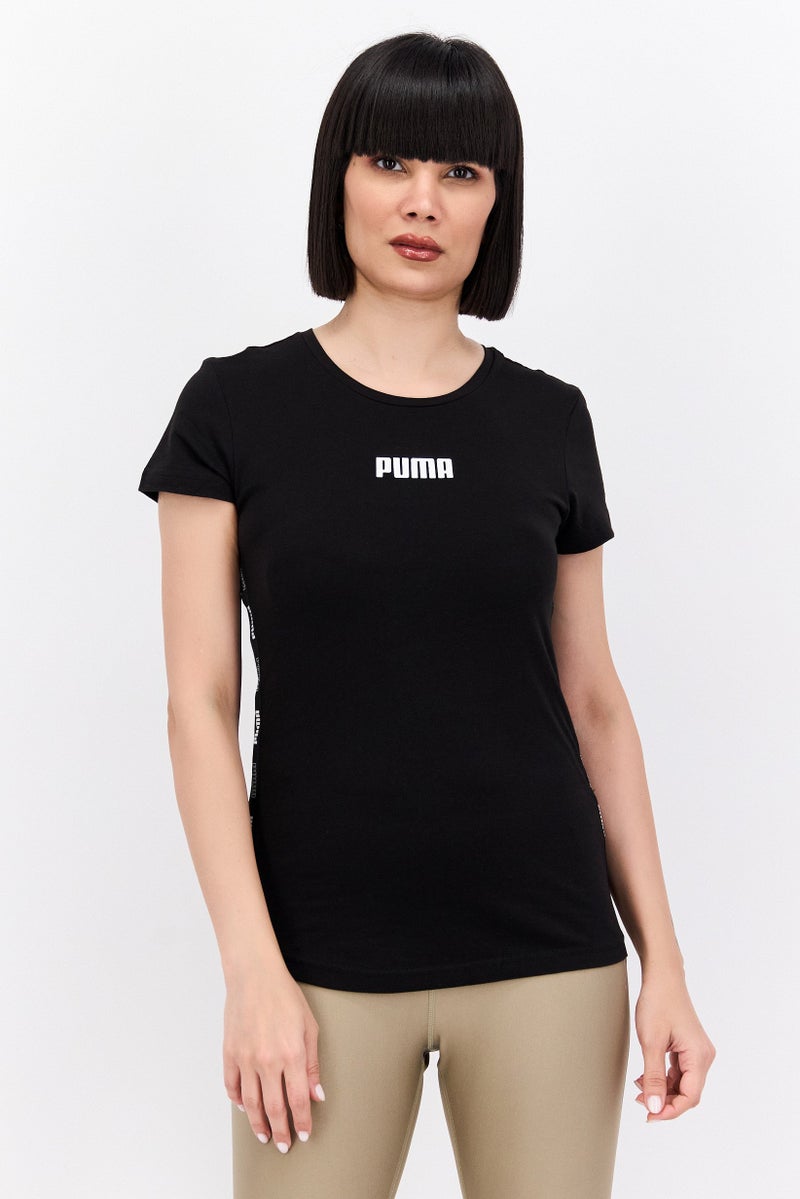 PUMA Women Sportswear Fit Training Top, Black - Image 1