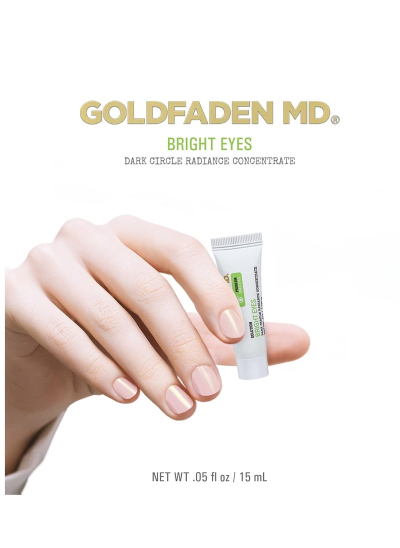 Goldfaden MD GOLDFADEN MD Bright Eyes Dark Circle Concentrate Brightening Eye Cream w/Soy Peptide, Rice Bran Extract & Arnica | May Reduce Under Eye Darkness, Puffiness & Fine Lines for a More Youthful Glow  - Image 3