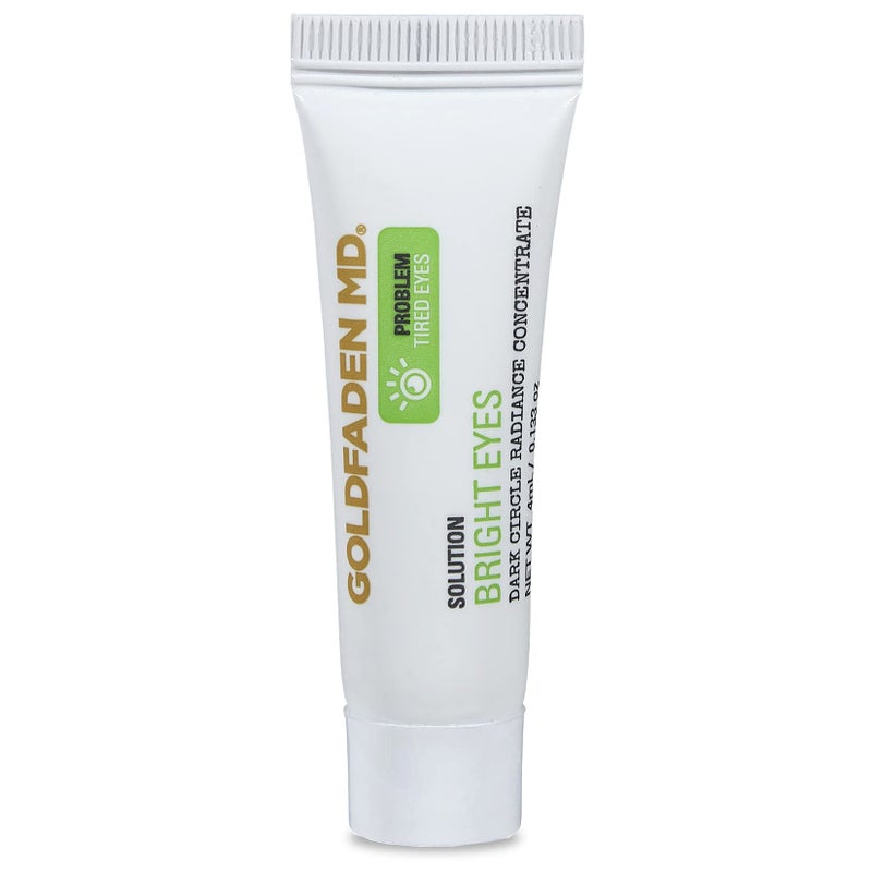 Goldfaden MD Bright Eyes Dark Circle Concentrate Brightening Eye Cream w/ Soy Peptide, Rice Bran Extract & Arnica | May Reduce Under Eye Darkness, Puffiness & Fine Lines More Youthful Glow TRIAL 0.14 Fl Oz - Image 1