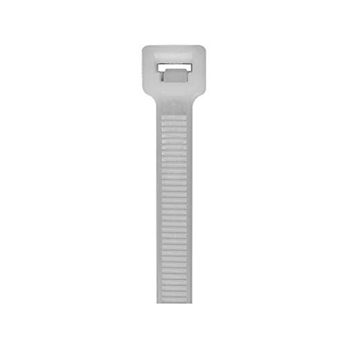 Rpi shop - 4” Inch (100 L x 2.5 W) Cable Ties UV resistant Nylon Zip Wire Organizer Self Locking Tie White - 100 PCS - Image 2