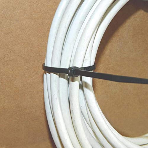Rpi shop - 4” Inch (100 L x 2.5 W) Cable Ties UV resistant Nylon Zip Wire Organizer Self Locking Tie White - 100 PCS - Image 4