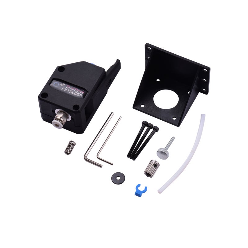 Filament Extruder Kit: Black Metal & High Density Engineering Plastic - High Precision CNC Hardened Steel Parts, 3:1 Transmission Ratio for 1.75mm Consumables, Open Source 3D Printers, DIY Makers & Ho - Image 1