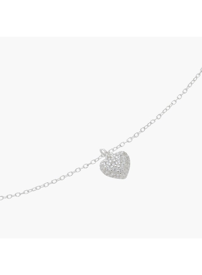 LIFESTYLE Silver Tone Pendant Necklace - Image 4