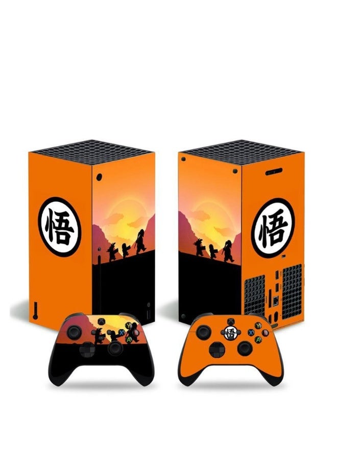 Beauenty XBOX series X console sticker Dragon Ball style sticker