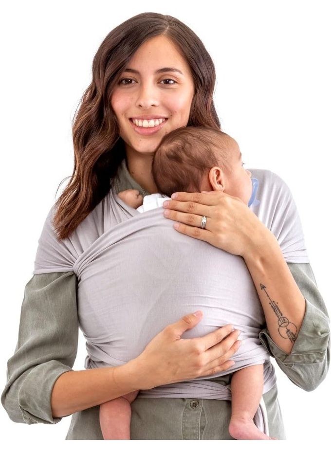 WeeSprout Baby Wrap Carrier Perfect Baby Carrier Wrap Sling For Newborn And Infant Enhances Baby Bonding Soft And Breathable Ideal For Babywearing - Image 4