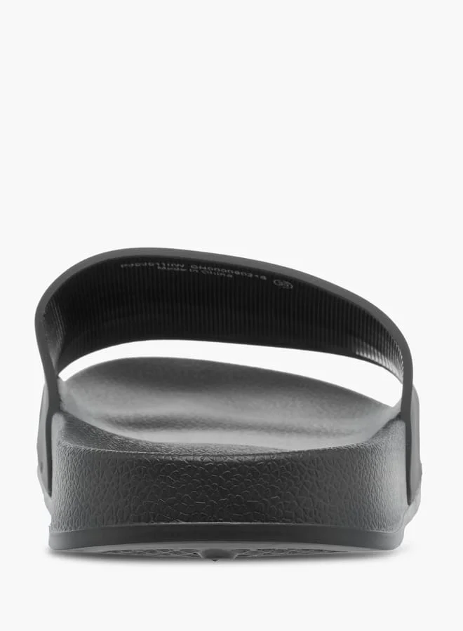 Flora Bella By Shoexpress Women Logo Detail Slides