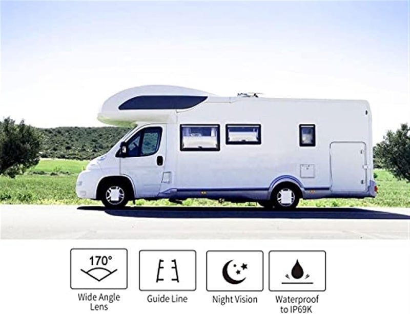 Yurefax 720P Brake Light Camera with Monitor - Image 2