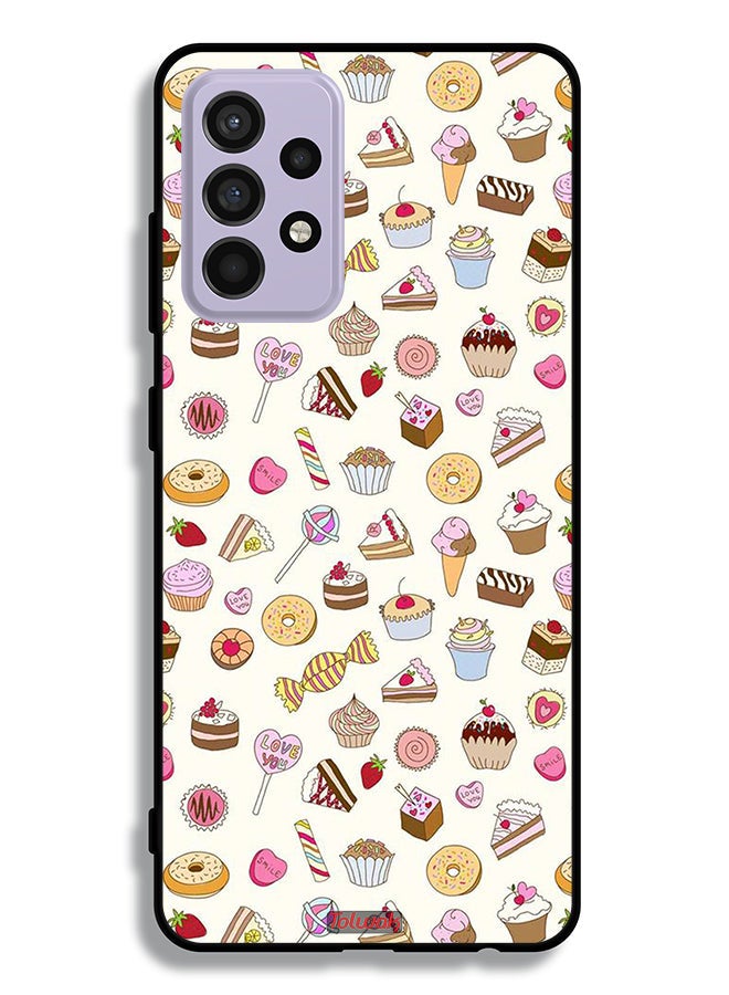 Tolwak Samsung Galaxy A52 5G Protective Case Cover Pattern Of Favorite Items - Image 1