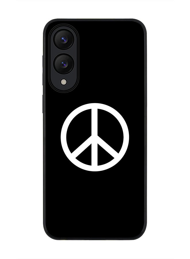 Stylizedd For Samsung Galaxy S25 Edge Case,Slim fit Camera Protection, Shockproof Thin Phone cover  - Peace Sign