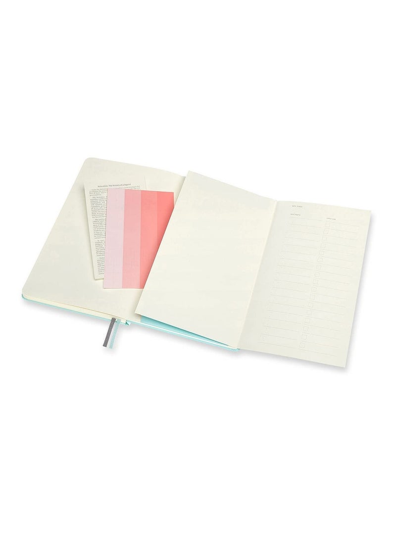 MOLESKINE - A5 Size Art Bullet Notebook With Dotted Lines 160 Pages Aquamarine Cover - Image 1