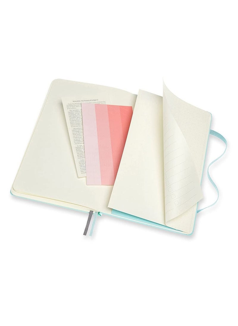 MOLESKINE - A5 Size Art Bullet Notebook With Dotted Lines 160 Pages Aquamarine Cover - Image 1