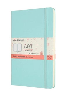 A5 Size Art Bullet Notebook With Dotted Lines 160 Pages Aquamarine Cover