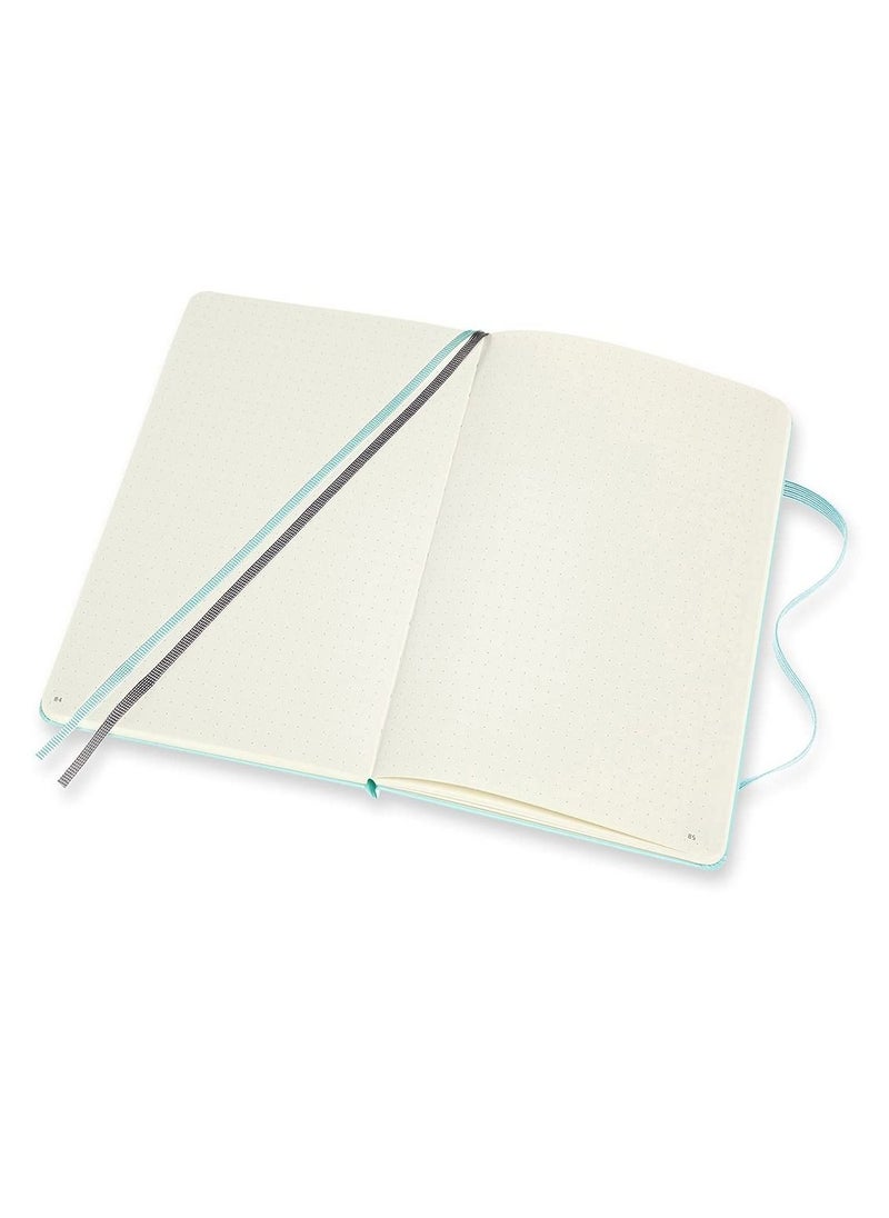 MOLESKINE - A5 Size Art Bullet Notebook With Dotted Lines 160 Pages Aquamarine Cover - Image 1
