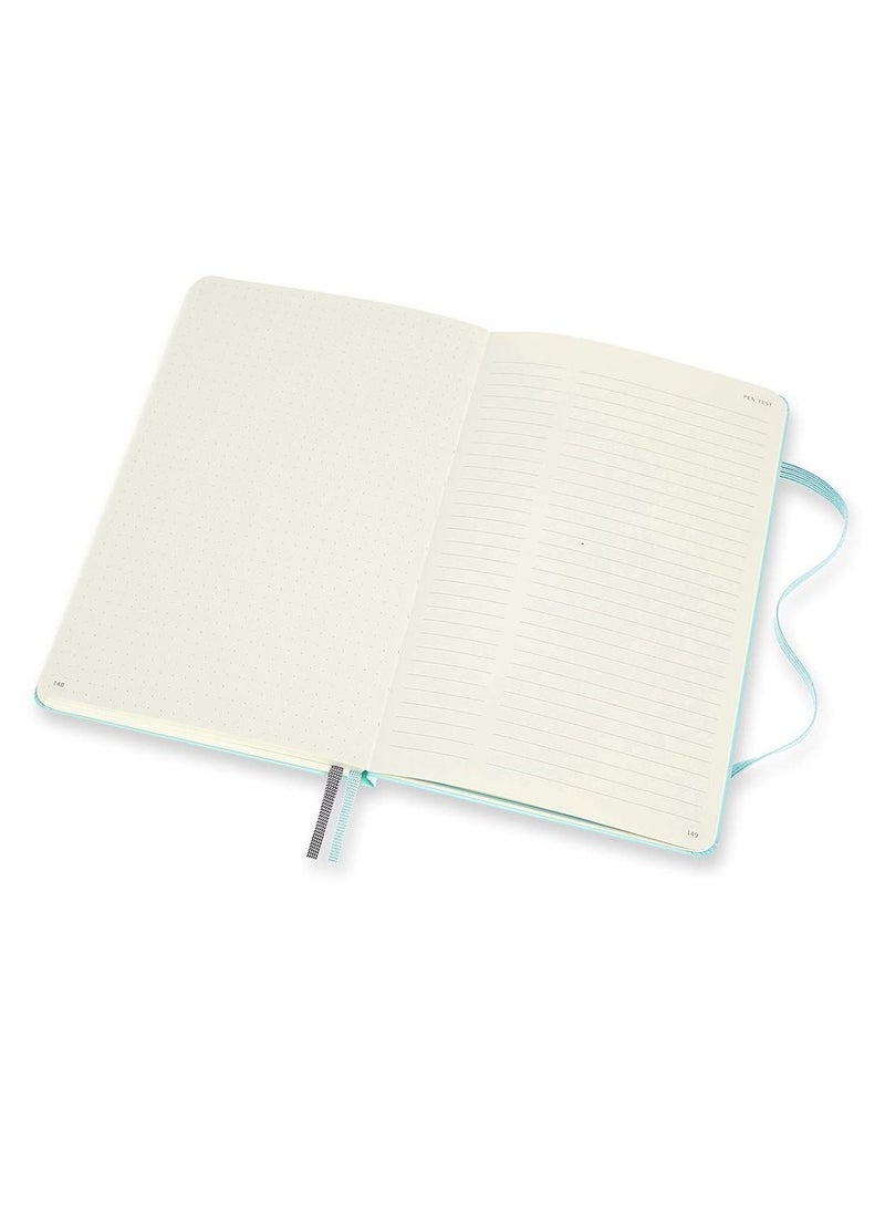 MOLESKINE - A5 Size Art Bullet Notebook With Dotted Lines 160 Pages Aquamarine Cover - Image 1