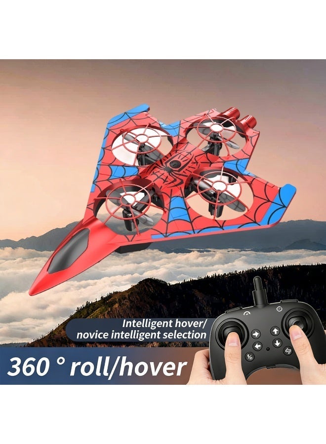 Closeli Toy Drone, Remote Control Aircraft,RC Fighter Jet ,RC Quadcopter with 2 Batteries, 360° Flips, Smart Altitude Hold, One-Key Takeoff/Landing, Cool LED Lights, Rechargeable, Long Flight Time, 3 Speed Modes, Circle Fly Mode, for Beginners, Toy Gifts - Image 2