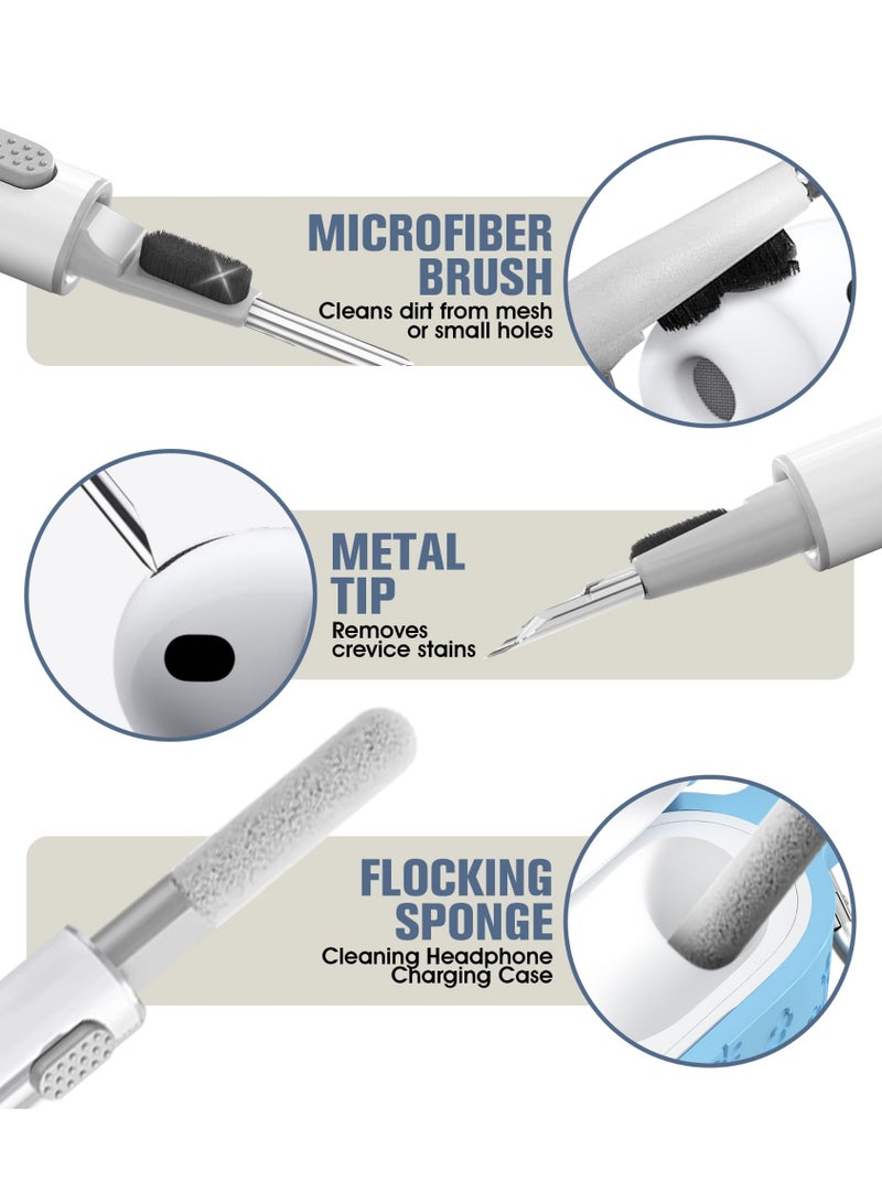 Arabest AirPods Pro Case Cute with Cherry Blossom Keychain and Cleaning Kit, Soft Silicone Shockproof Flower Engraved Cover Compatible with AirPod Pro  Case Cover - Image 5