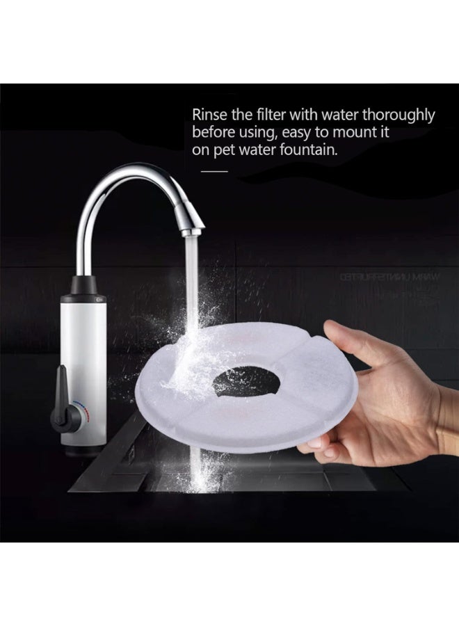 LIXADA Cat Water Fountain Filters Replacement Filters for Flower Fountain Cat Water Fountain Water Dispenser 12PCS  - Image 3