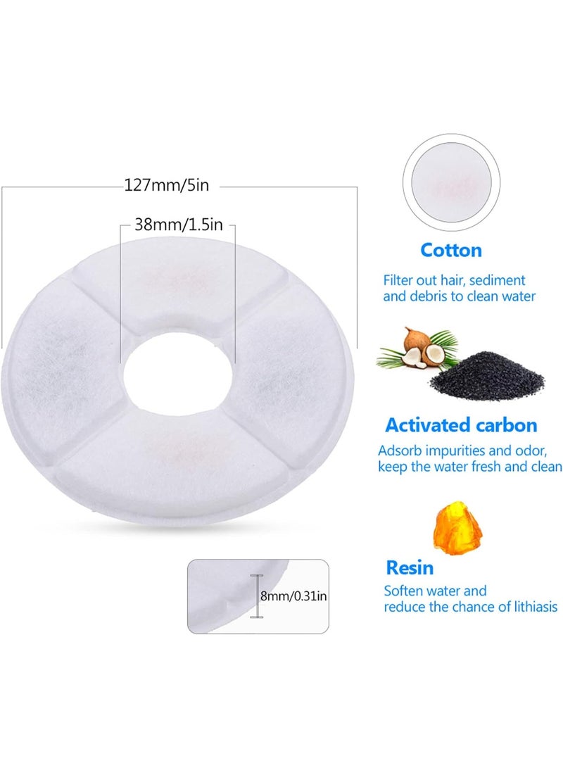 LIXADA Cat Water Fountain Filters Replacement Filters for Flower Fountain Cat Water Fountain Water Dispenser 12PCS  - Image 2