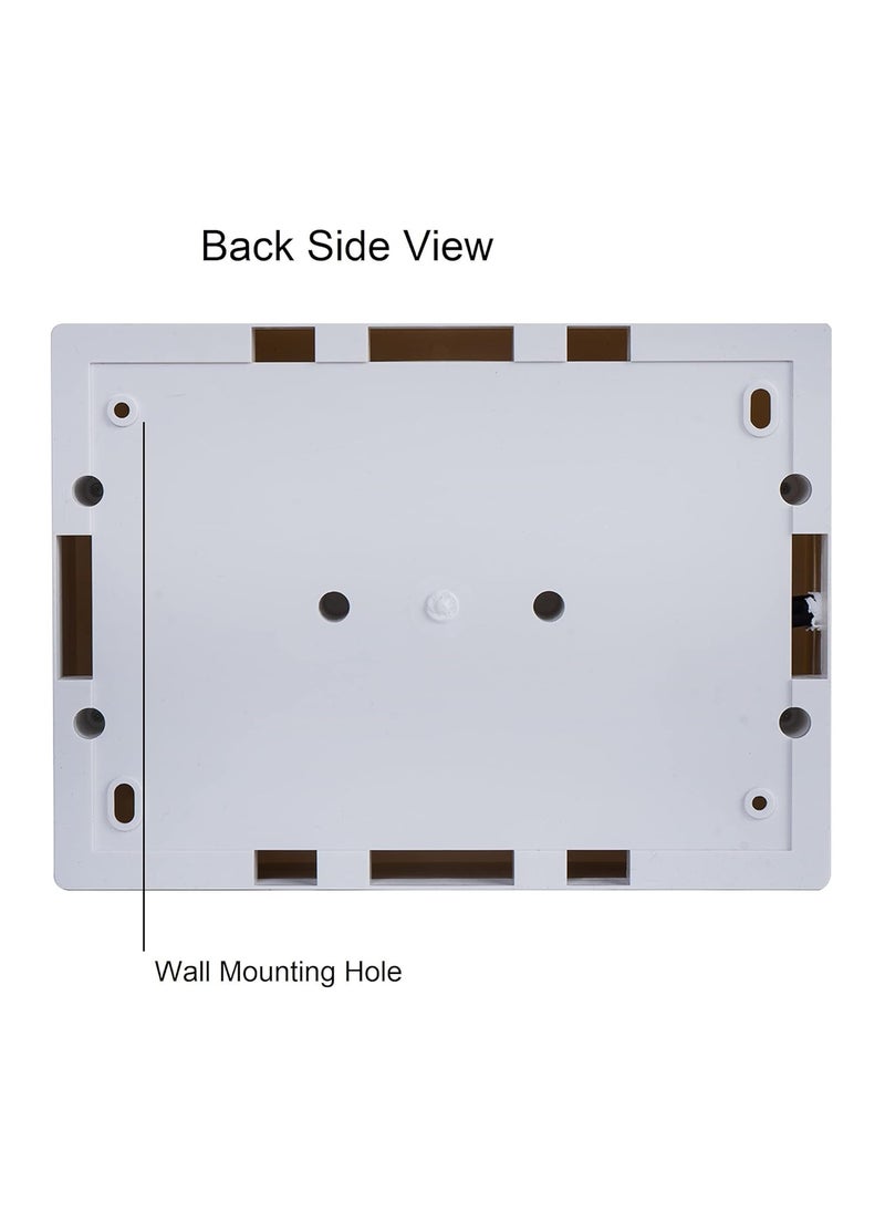 HACKENSACK Hackensack Smart Extension Board Three 16A 13A 6A Socket USB Port 24A Switch 216A2 6A MCB 16A with ABS 8M Long 15 SQMM x 3 Core Heavy Duty Wire Cable with 16 Amp 3 Pin Plug White  - Image 4