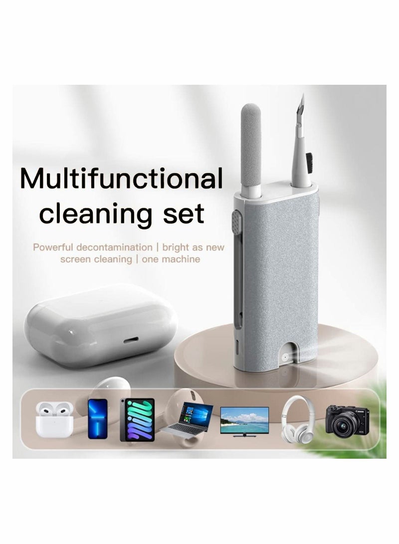 SYOSI Multi Cleaning Bluetooth Earphones Pen Earbuds Cleaner Kit Portable Multipurpose Tool Box for Mobile Phone Keyboard Wireless Earplugs Charging Laptops Camera Dust - Image 2