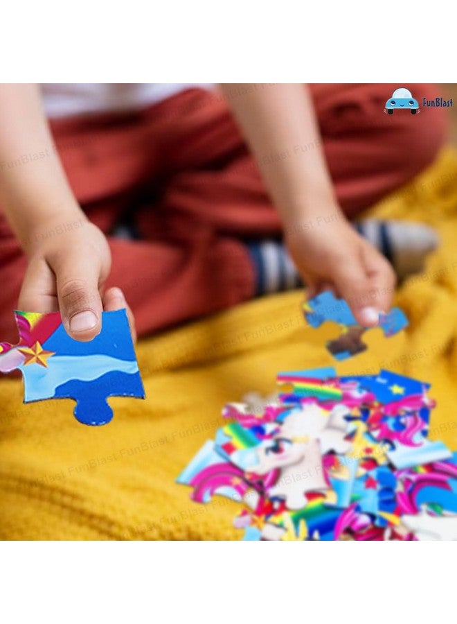 فنبلاست لعبة أحجية الصور المقطوعة على شكل حصان يونيكورن من فان بلاست للأطفال بعمر 4 سنوات فما فوق، 24 قطعة (متعددة الألوان) - Image 5
