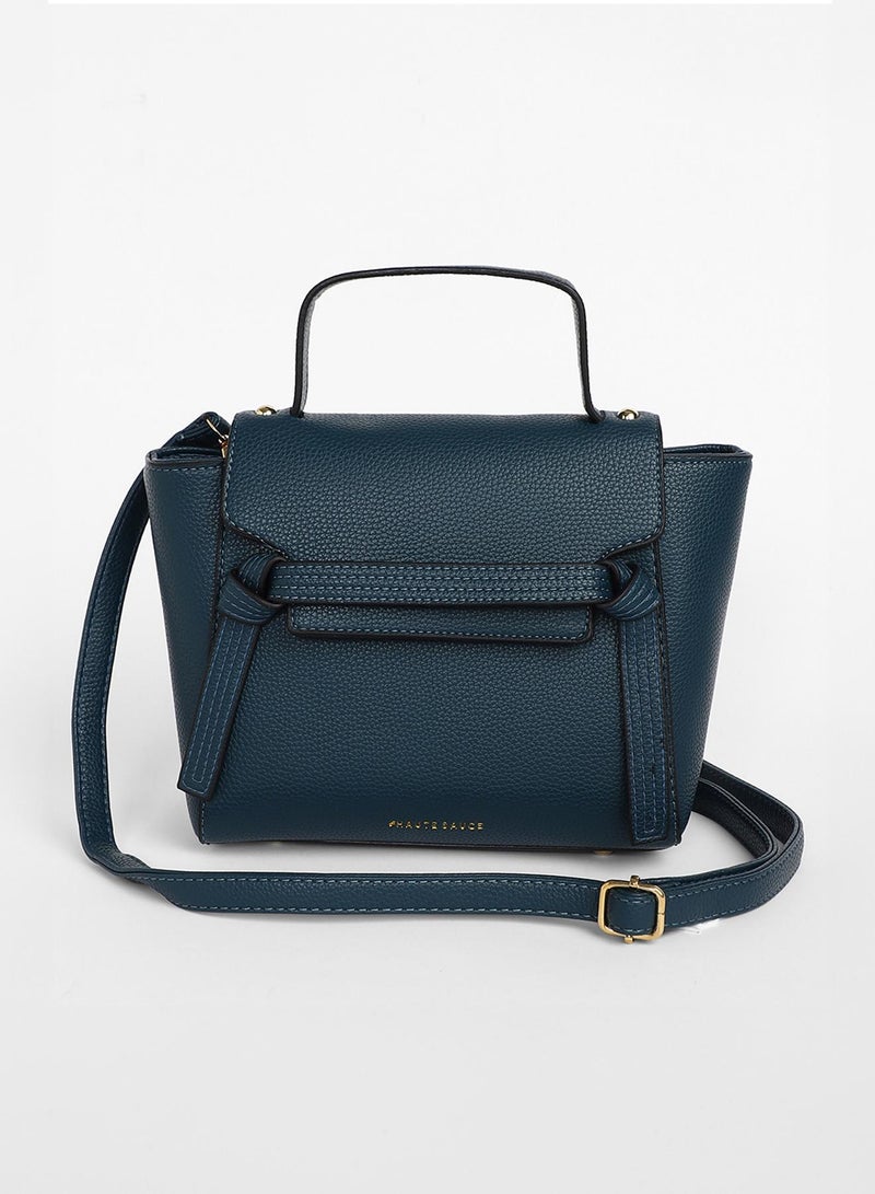 Haute Sauce The Cruise Hand Bag - Navy Blue  - Image 4