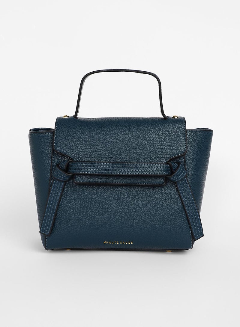 Haute Sauce The Cruise Hand Bag - Navy Blue  - Image 5