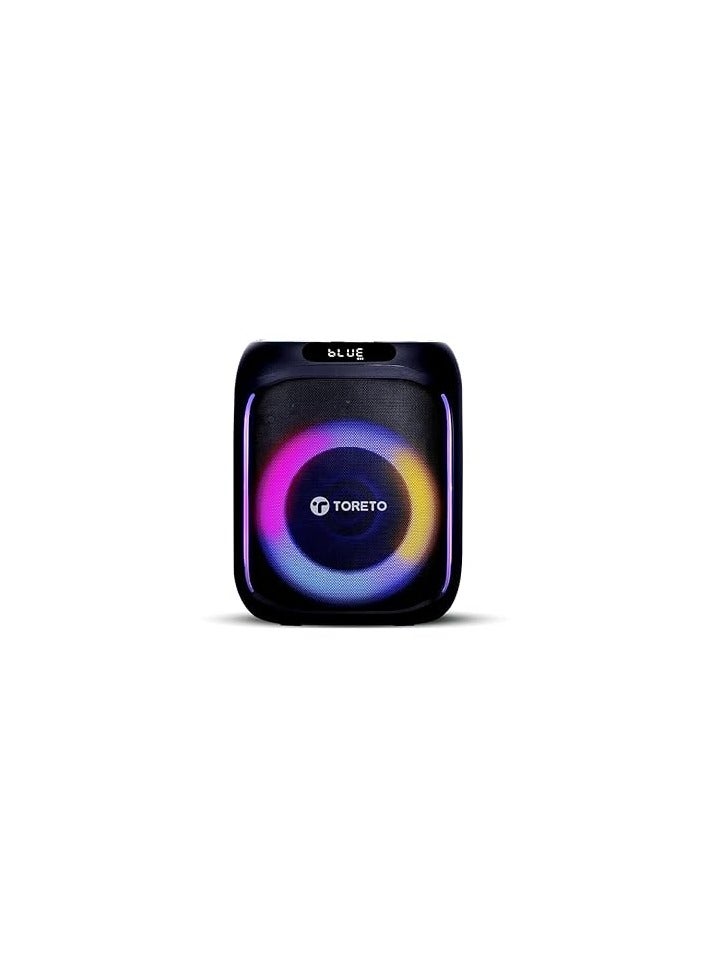 Toreto Party 60W Bluetooth Speaker With Wirelesss Karaoke MIC - Image 5
