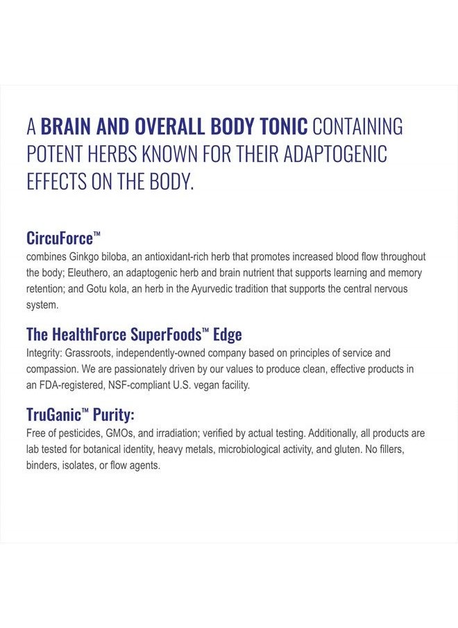 HEALTHFORCE SUPERFOODS CircuForce Brain Power - 90 VeganCaps  - Image 4