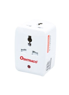 OSHTRACO 13AMP 3 Way Multi Socket Adaptor With Neon  - Image 1