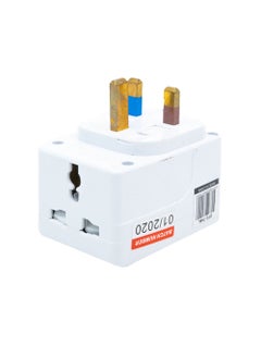 OSHTRACO 13AMP 3 Way Multi Socket Adaptor With Neon  - Image 3
