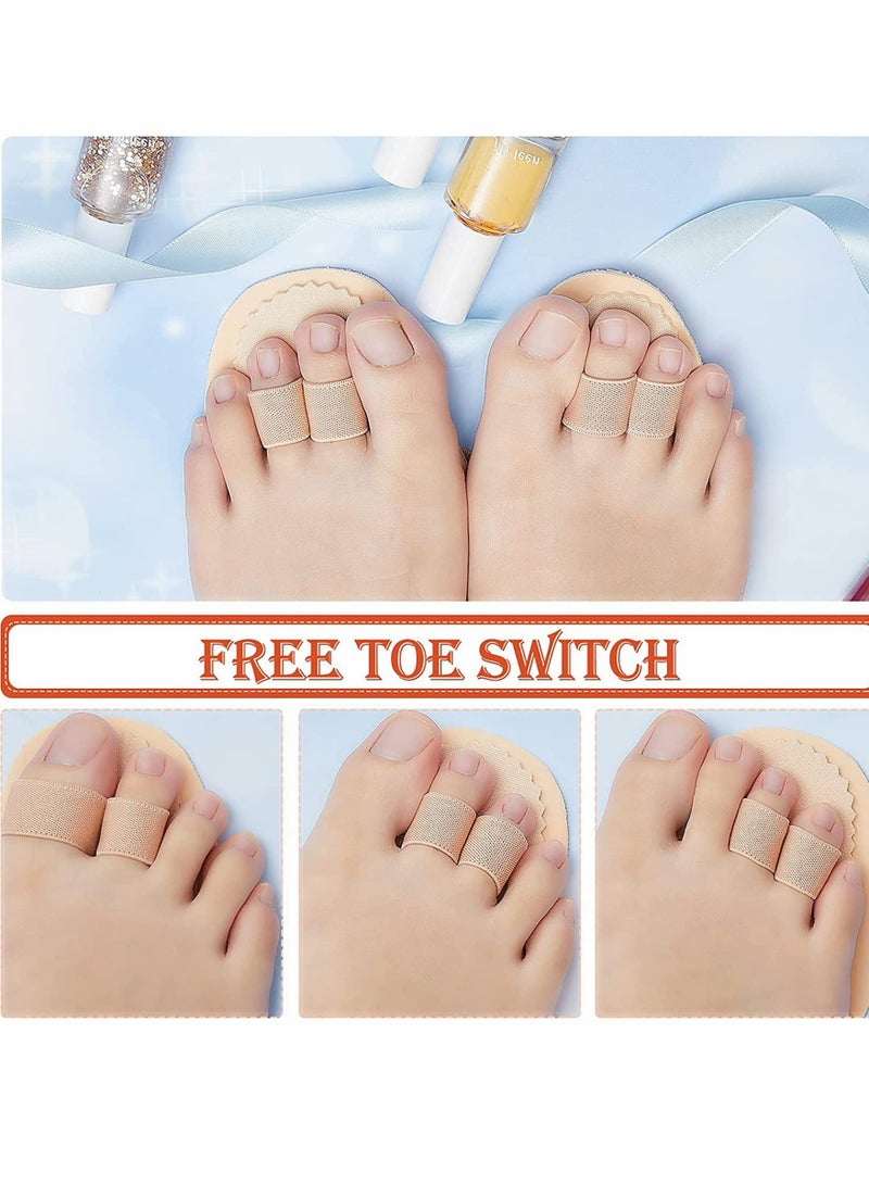 Generic 6 Pieces Toe Separator, Double Toe Straightener Hammer Toe Corrector, for Crooked Toes Relieving Foot Pain Overlapping Toes, Pressure, Discomfort, Suitable for High Heels Sneakers  - Image 3