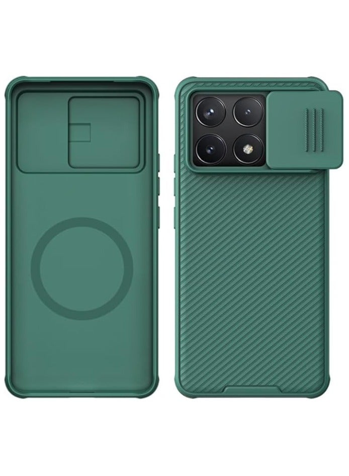 Compatible with Xiaomi Poco F6 Pro 5G Case,CamShield Pro Magnetic Case with Slide Camera Protector PC+TPU Cover for Poco F6 Pro 