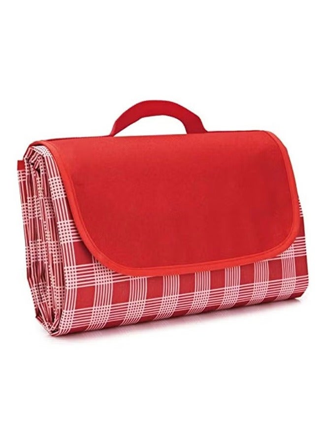 Generic Waterproof Foldable Outdoor Picnic Mat Beach Mat, Red  - Image 1