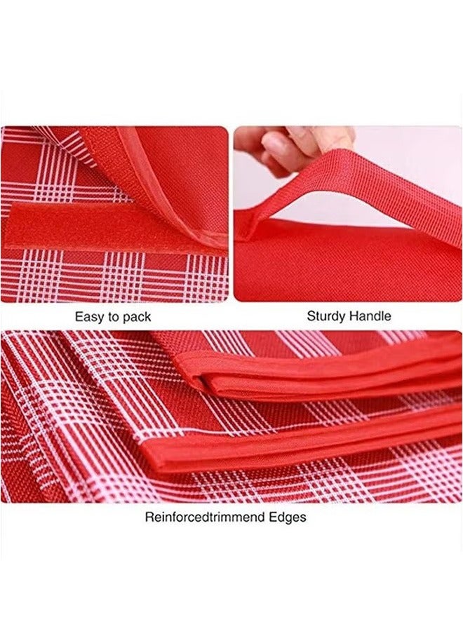 Generic Waterproof Foldable Outdoor Picnic Mat Beach Mat, Red  - Image 3