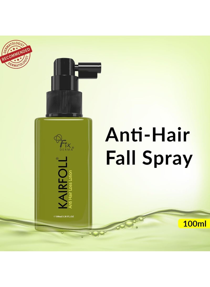 FIXDERMA Anti Hair Loss Lotion Spray | Peptides for Hair | Lotion To Soothe Itchy & Irritated Scalp - 100 ML - Image 2