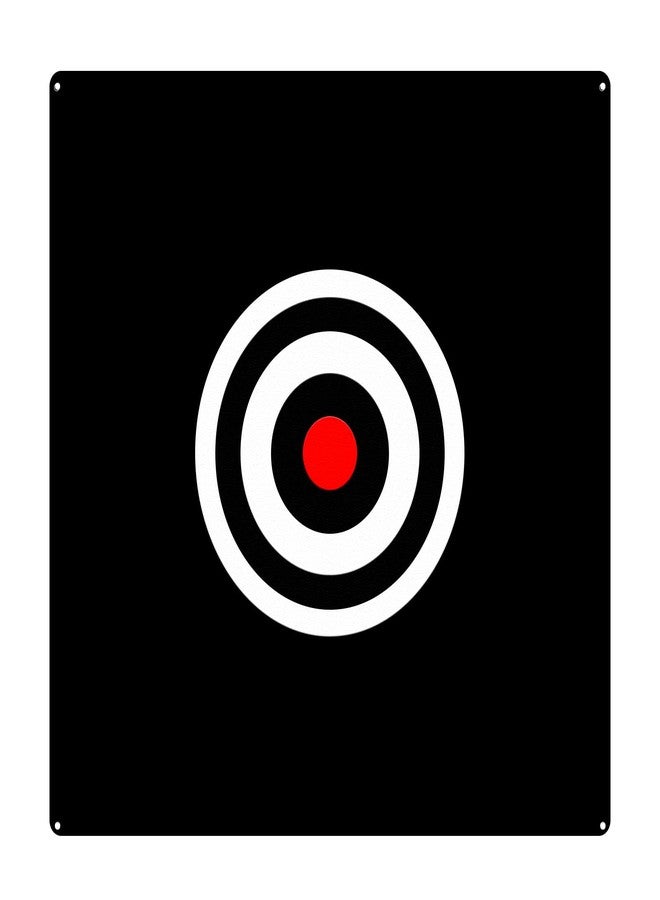 FINGER TEN Golf Target Cloth 5' x 5' Golf Hitting Cloth Training Aids Practice Backstop Target for Driving Range Indoor Outdoor (58" x 59", Black) - Image 1