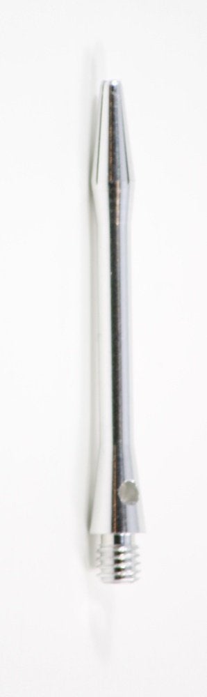 US Darts - Silver Aluminum Dart Shafts - 3 Sets (9 shafts), 2BA Medium (2 inch), + O'rings - Image 1