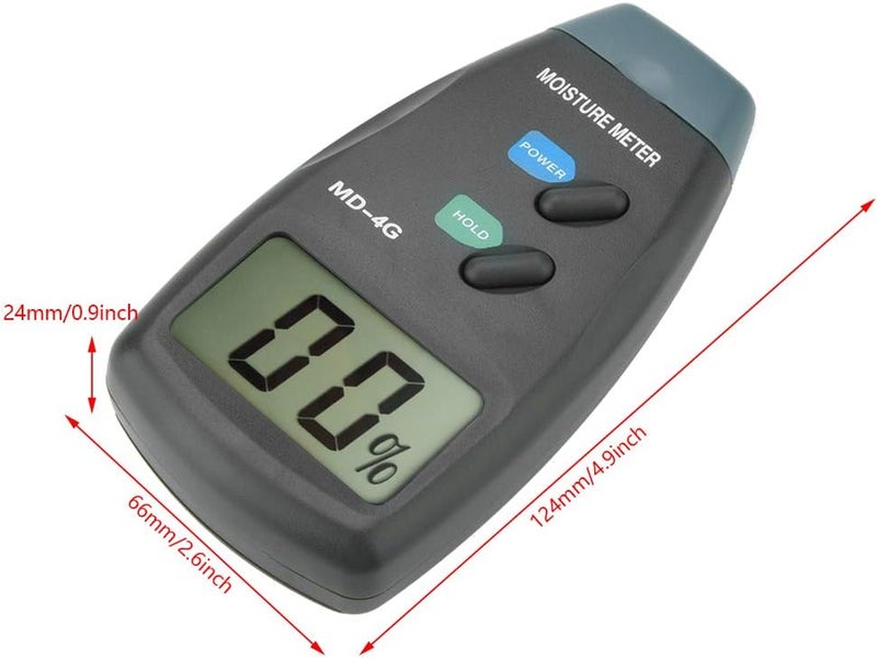 Generic MD 4G LCD Digital Meter, Wood Tester with Large Screen and, for Wood Bamboo Paper Fiber Items - Image 2