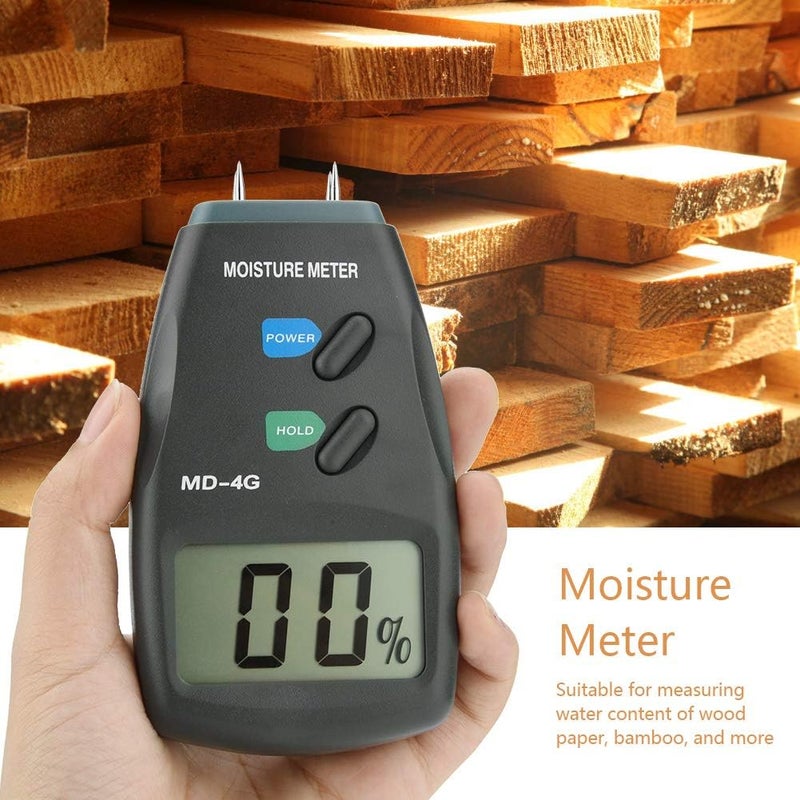 Generic MD 4G LCD Digital Meter, Wood Tester with Large Screen and, for Wood Bamboo Paper Fiber Items - Image 3