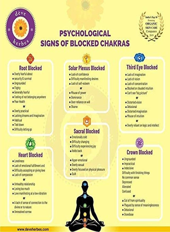 Deve Herbes Throat Chakra (Vishuddha) Oil - Ideal for Meditation, Purification, Yoga, Chakra Alignment, Relaxation, Healing & Rituals, 8ml (0.27 oz) - Image 3