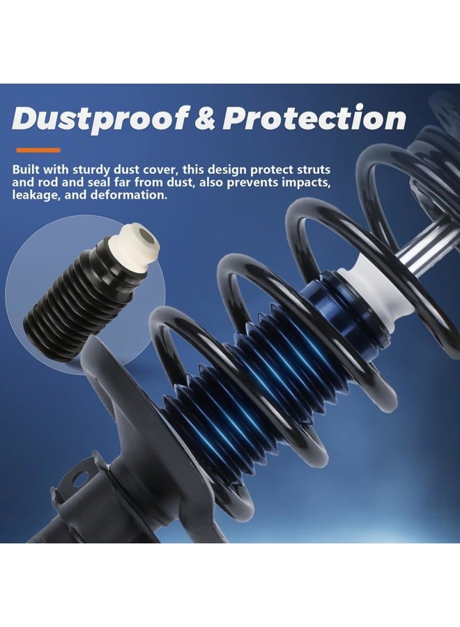 KUIPERAUTO Pair Front Complete Struts 171678 171679 Spring Shock Absorber Compatible with 1997 1998 1999 2000 2001 Toyota Camry - Image 2