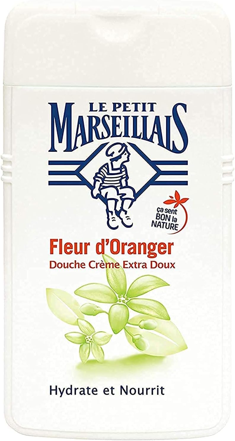 Le Petit Marseillais 1 Bottle of Body Wash Your Choice French Shower Cream 6 Varieties 250ml 84oz Fleur dOranger Orange Blossom by Le Petit Marseillais