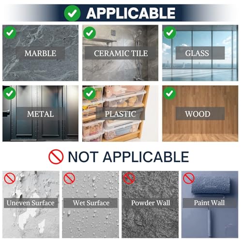 Solitude Pack of 2 Double-Sided Heavy Duty Transparent Tape, Removable & Reusable Mounting Tape for Walls, Kitchen, Office, DIY 2mm x 3m Roll - Image 3