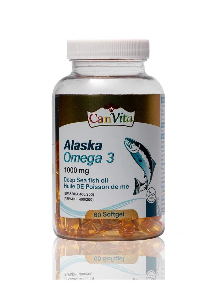 Canvita - Canvita Alaska Omega 3 1000 mg 60 softgels - Image 1