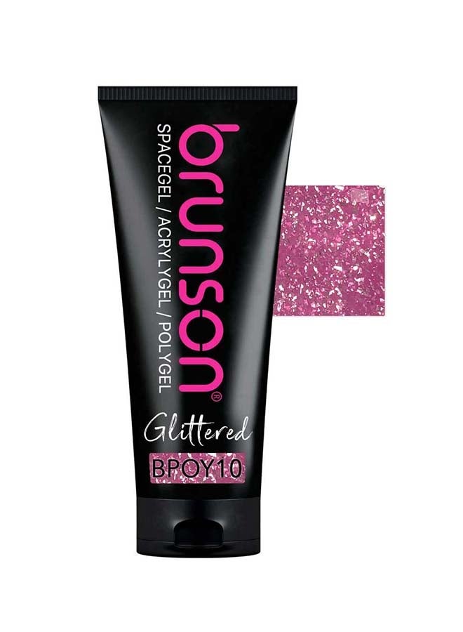 Polygel 60g offers salon-quality nails in 1 Sec, Poly nail gel with shimmer long-lasting acrylic nails. Soak off with UV/LED hard gel for nail extension, builder gel for fake nails, manicure nail art