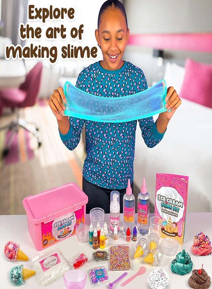 دي إم جي تك آيس كريم سليم كيت للأطفال - 31 اكسسوارات جعل مجموعة الخاصة بك - لعب للبنات الأولاد هدية عيد ميلاد - Image 5