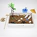 BangBangDa Beach Zen Garden Accessories Kit Desktop Beach Fairy Garden Kit Sandbox Decor Tools Bamboo Rake Ornament Decoration Office Stress Relief Toys Therapy Man Woman Father Mather Meditation Zen Gifts - Image 4