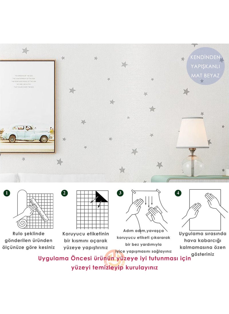 60CM×500CM Self Adhesive Star Look Wallpaper Children's Room Covering Cabinet - pzsku/Z50FC02AA51290B92066FZ/45/_/1729379244/cf556395-0bf3-40dc-a7d4-0a9a4ca041a1